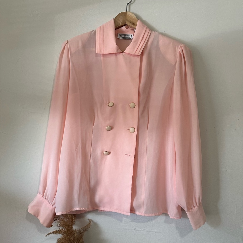 Elegant Pink Blouse - Picture 2 of 6